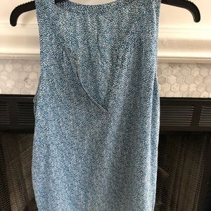 Teal patterned Joie blouse